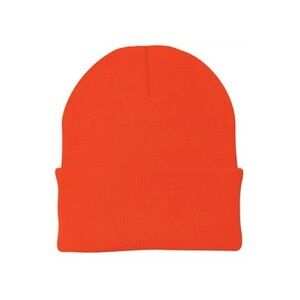 NWOT Athletic Orange Cuffed Beanie